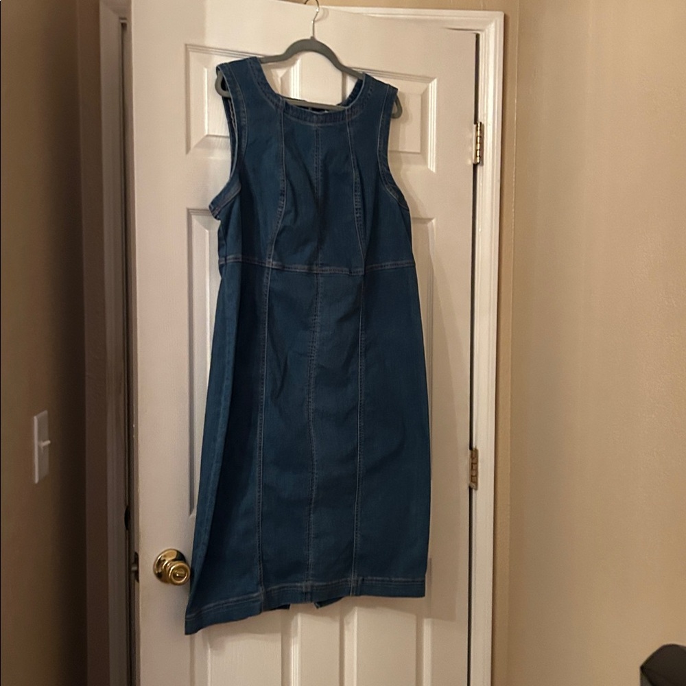 Ava & Viv Blue Denim Top